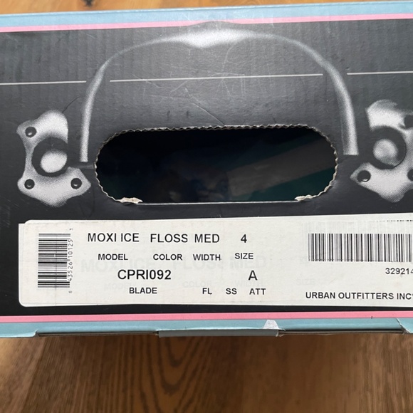 Moxi Ice Skates / Color "Floss" / Size 4 / New - Picture 6 of 11